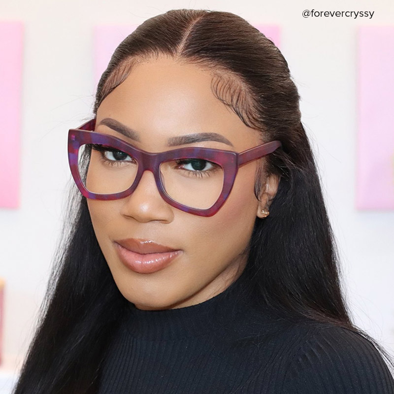 Bernita Geometric Red-Purple Glasses4