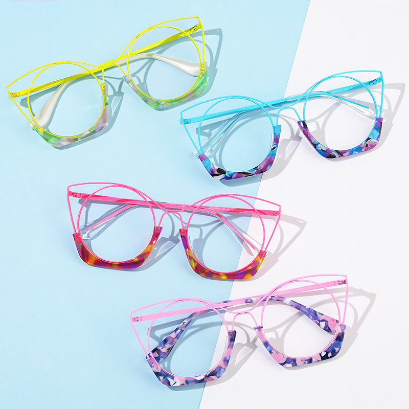 Barbara Cateye Atoll-Blue Glasses5