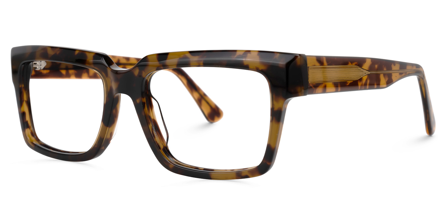 Rectangle Ronetta Tortoise Glasses deals -Zeelool Glasses1