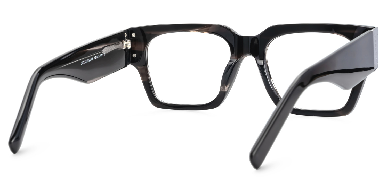 Dedee Square Gray-Brown Glasses3