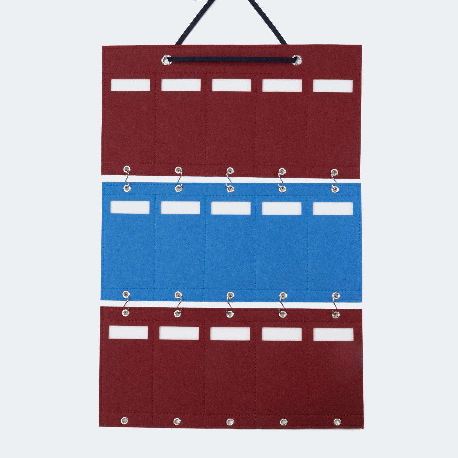 Practical Dark-Red Glasses Hanging Bags | Zeelool Glasses1