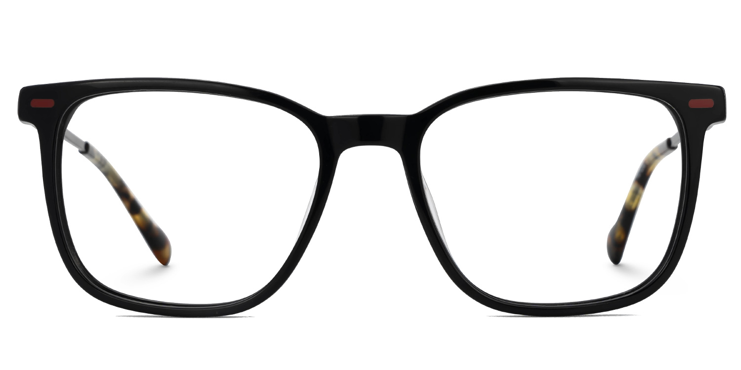 Dirrib Rectangle Black Glasses good-img