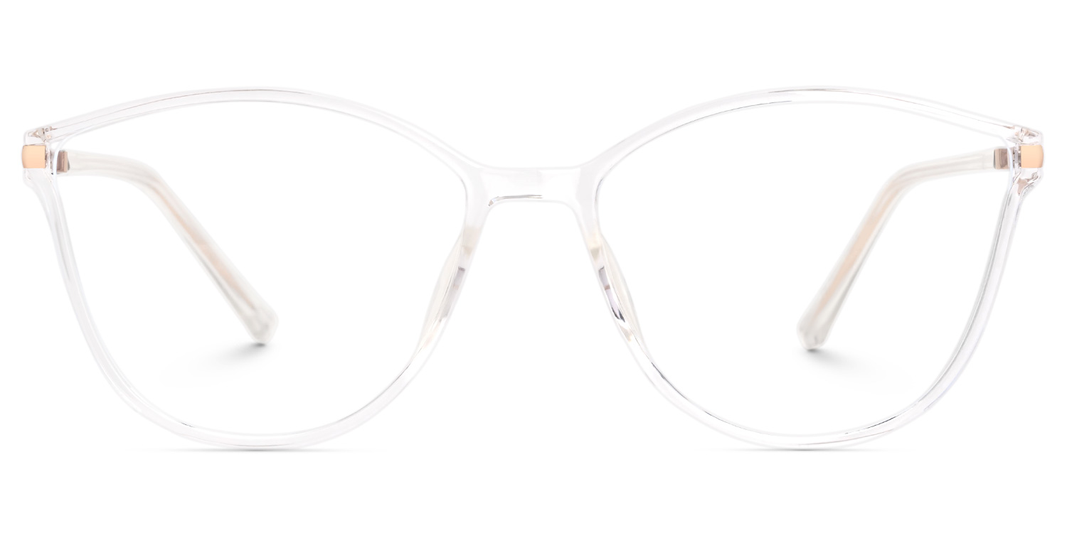 Keyshia Crystal Cat Eye Glasses in TR90 Frames | Zeelool0