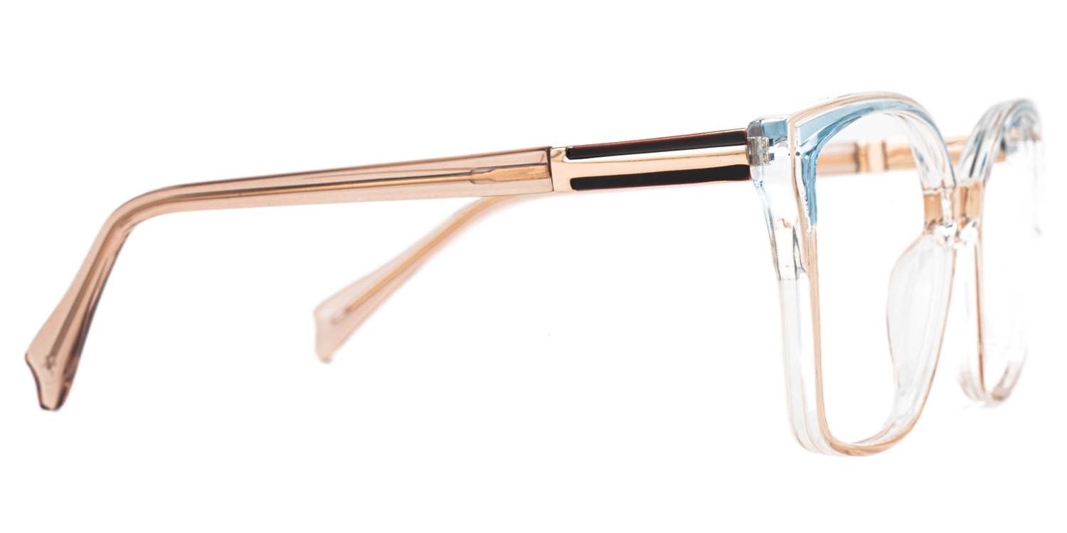 Cateye Elice Champagne Glasses deals -Zeelool Glasses2