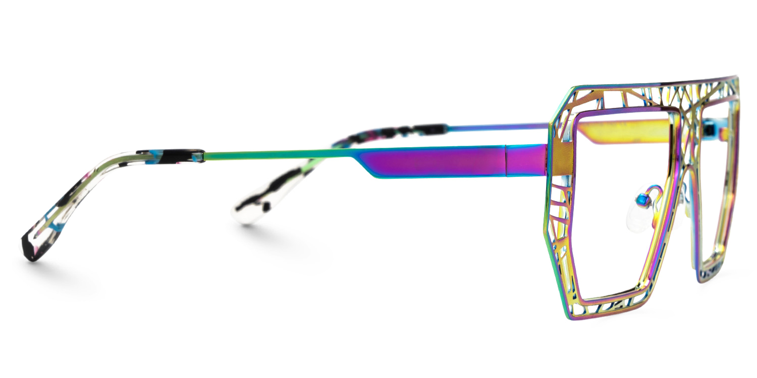 Blake Geometric Iridescent Glasses2