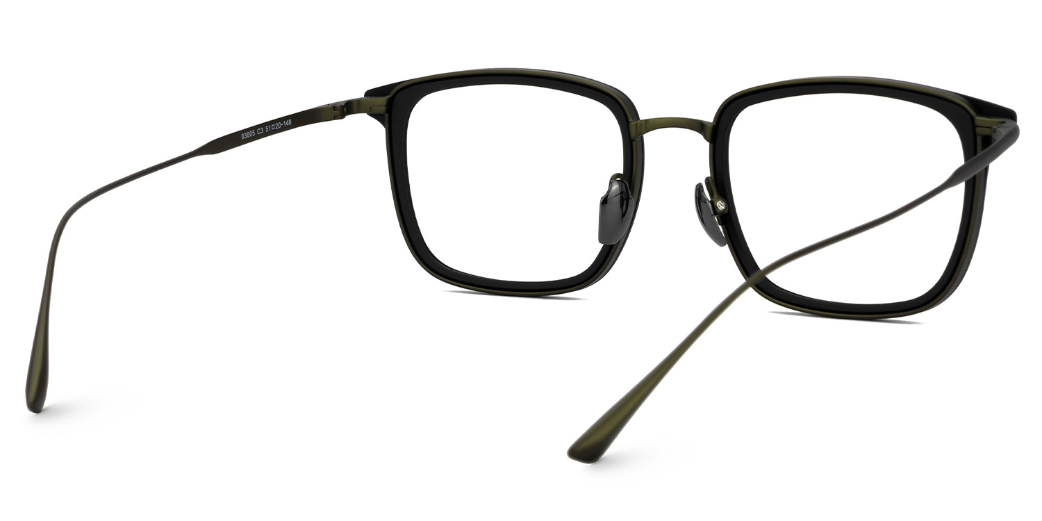 Gonzales Square Black Glasses3