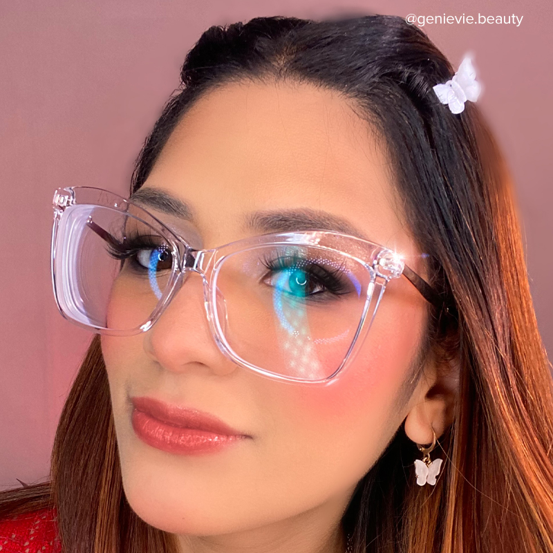 Isaebella Butterfly Crystal Frame Glasses | Zeelool13