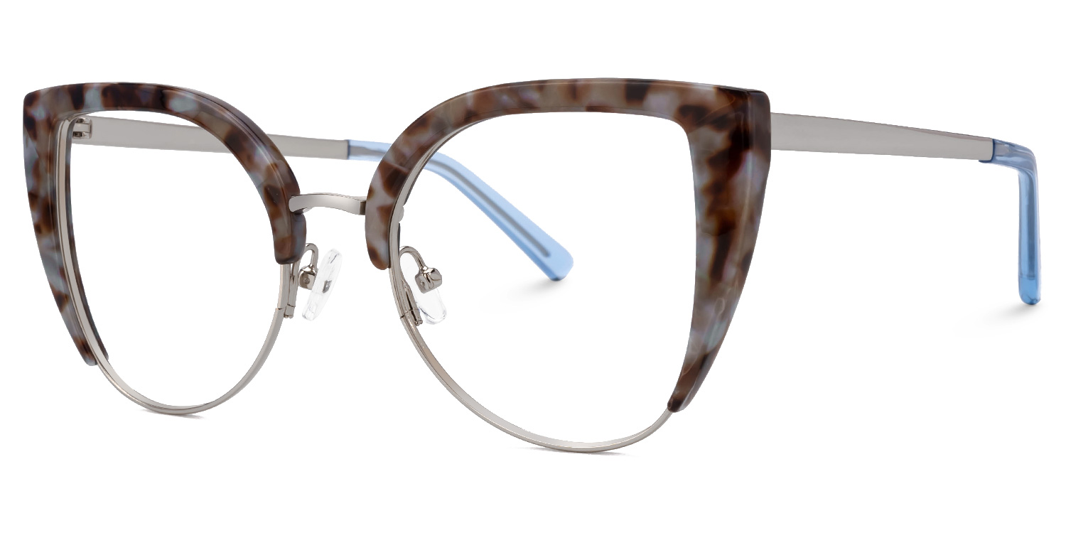Brewer Cat Eye Tortoise Glasses | Zeelool Glasses1