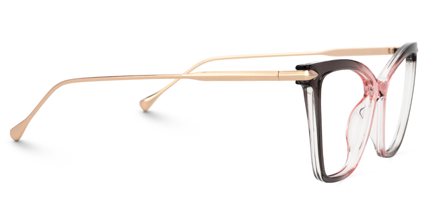 Hilary Butterfly Pink-Gray Glasses2