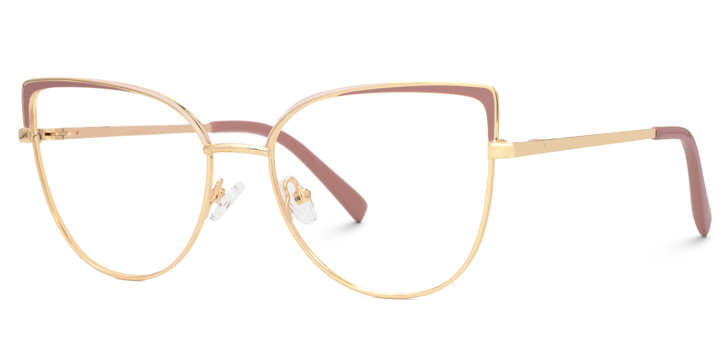 Harold Pink Cateye Glasses on Sale | Zeelool1