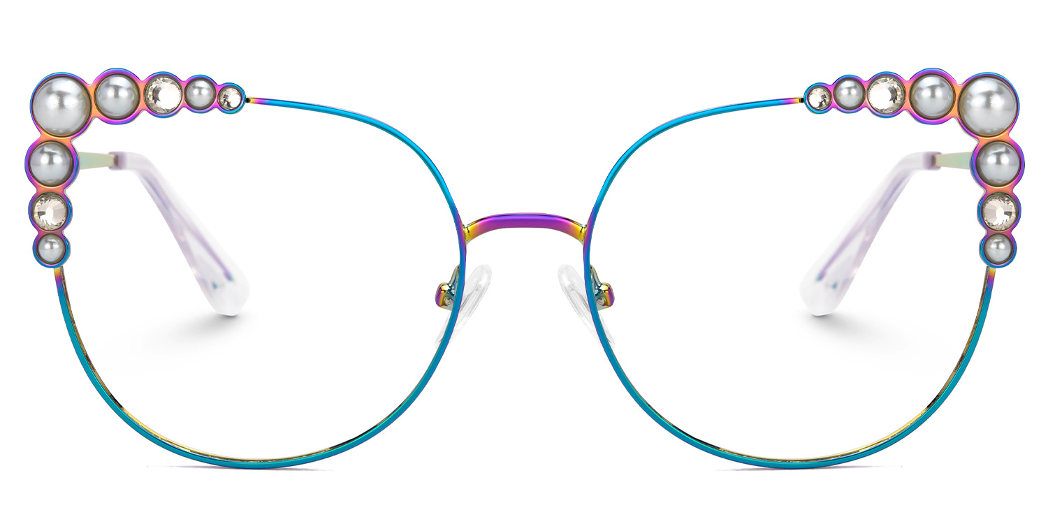 Designer Wallice Glasses in Metal Full-Frame0