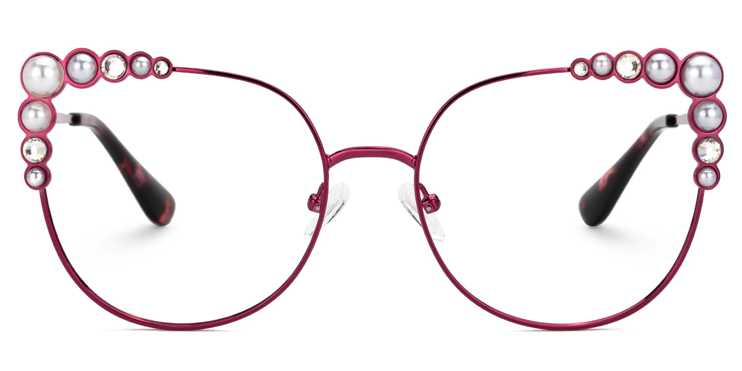 Wallice Cateye Red Glasses