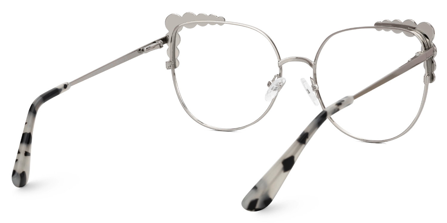 Designer Wallice Glasses in Metal Full-Frame3