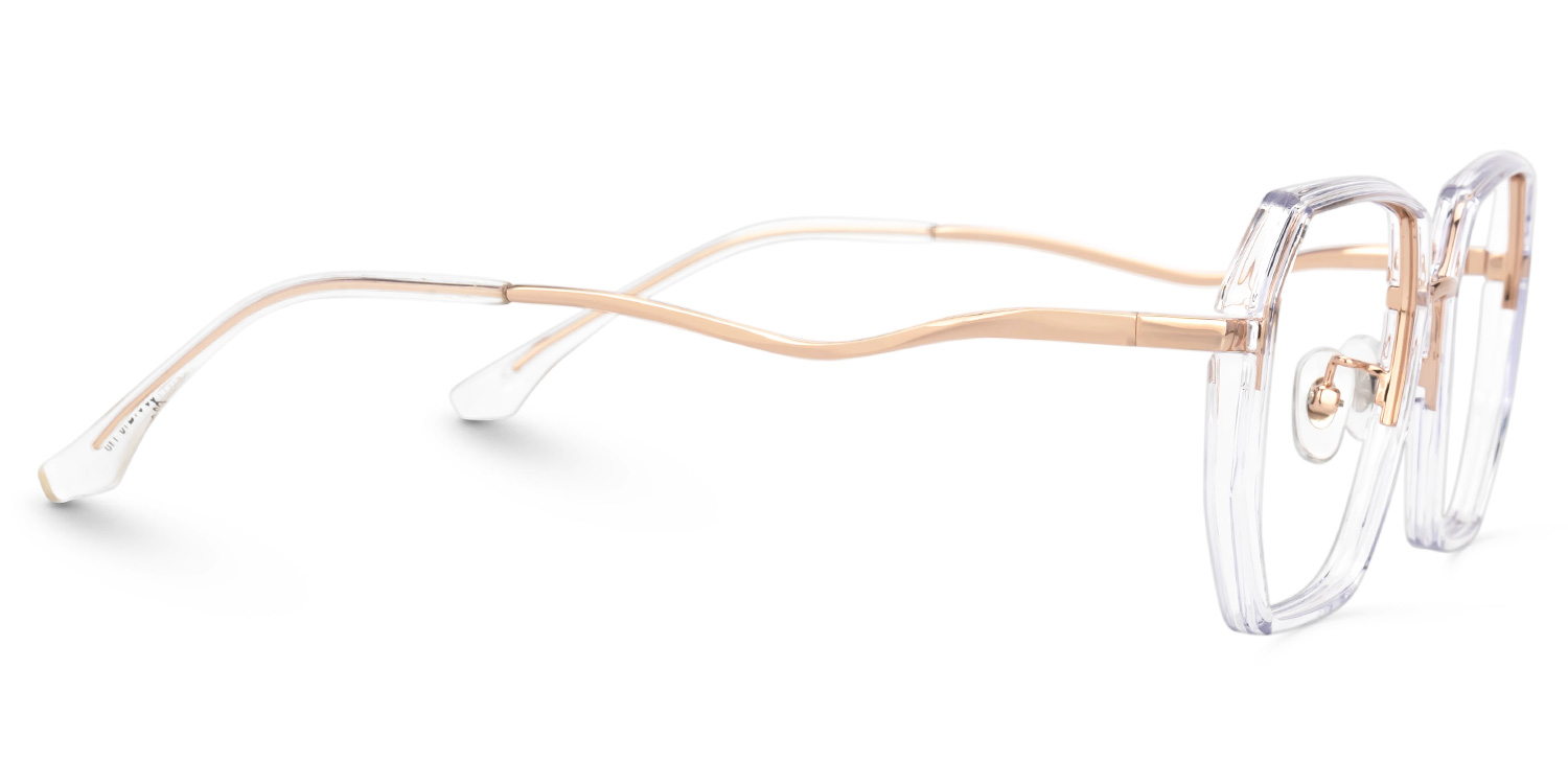 Javonia Crystal Geometric Frame Glasses Online | Zeelool Optical2