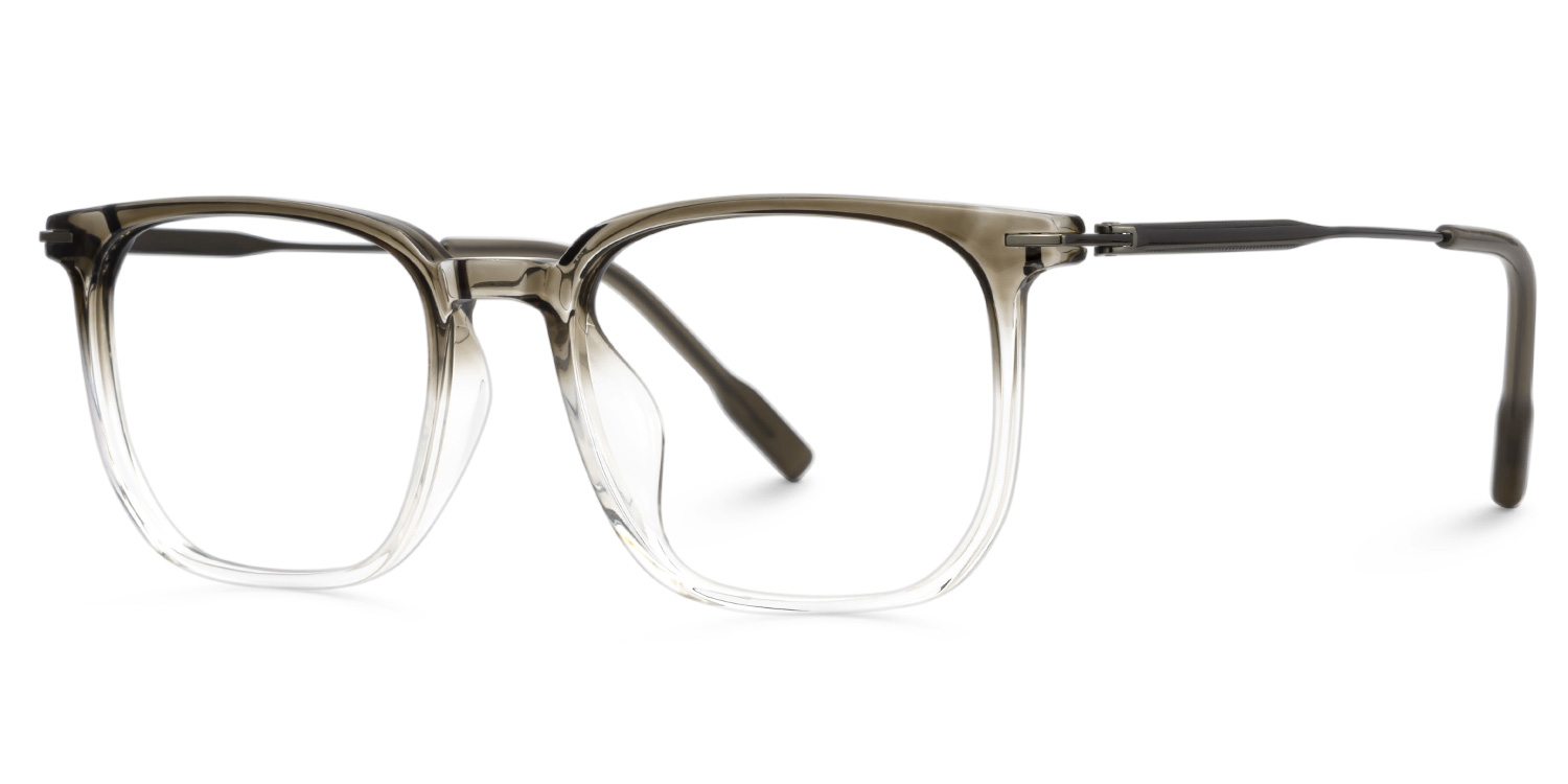 ZEELOOL Varlox Rectangle Brown-Crystal Glasses