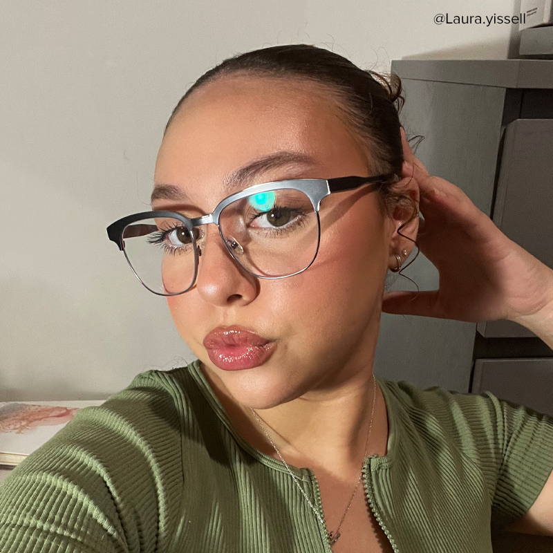 Wren Browline Dark-Gray Glasses7