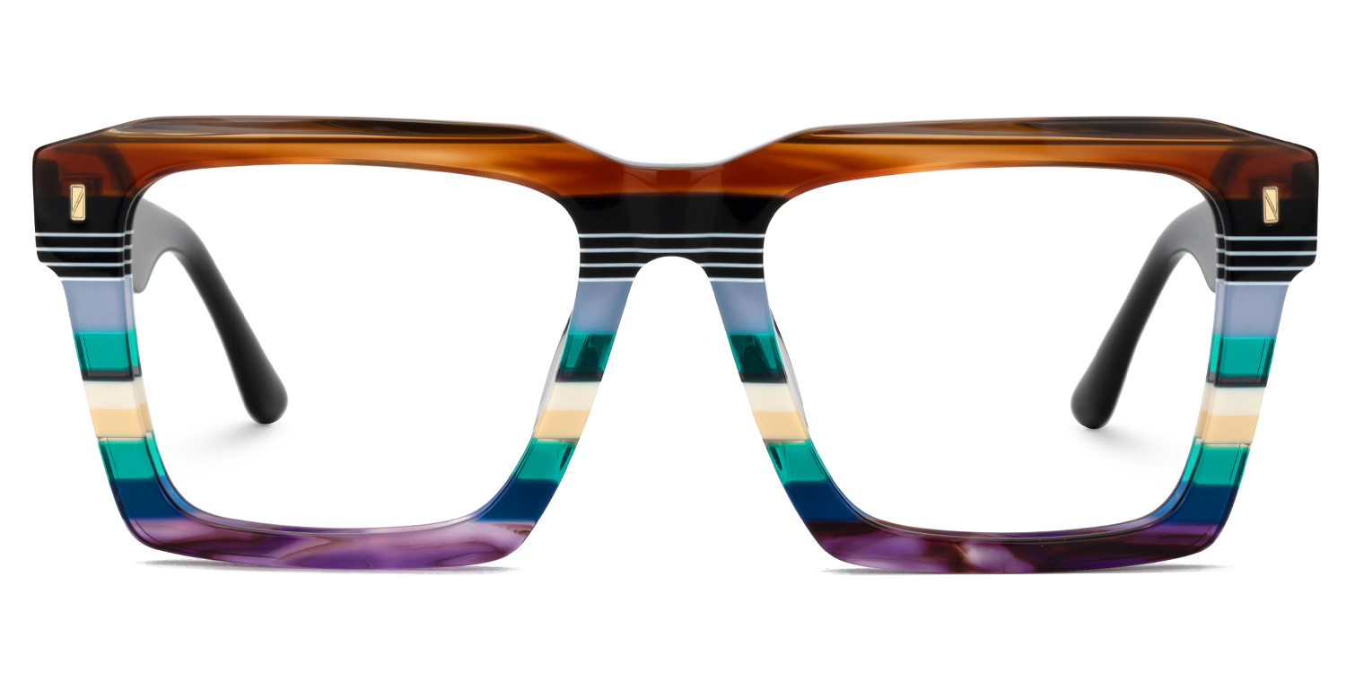 Kenish Square Multicolor Glasses0