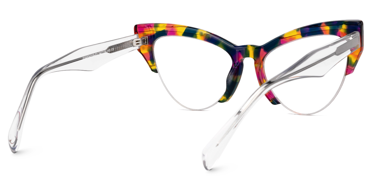 Castealia Cateye Multicolor Glasses3