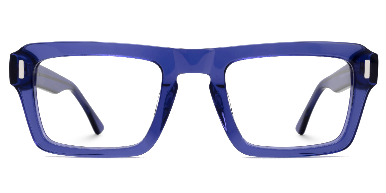 Tarloh Rectangle Blue Glasses good-img