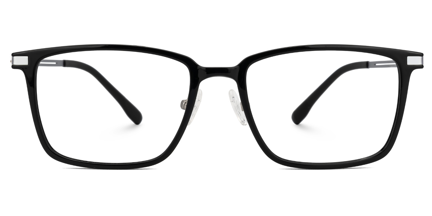 Ivonne Rectangle Black Glasses