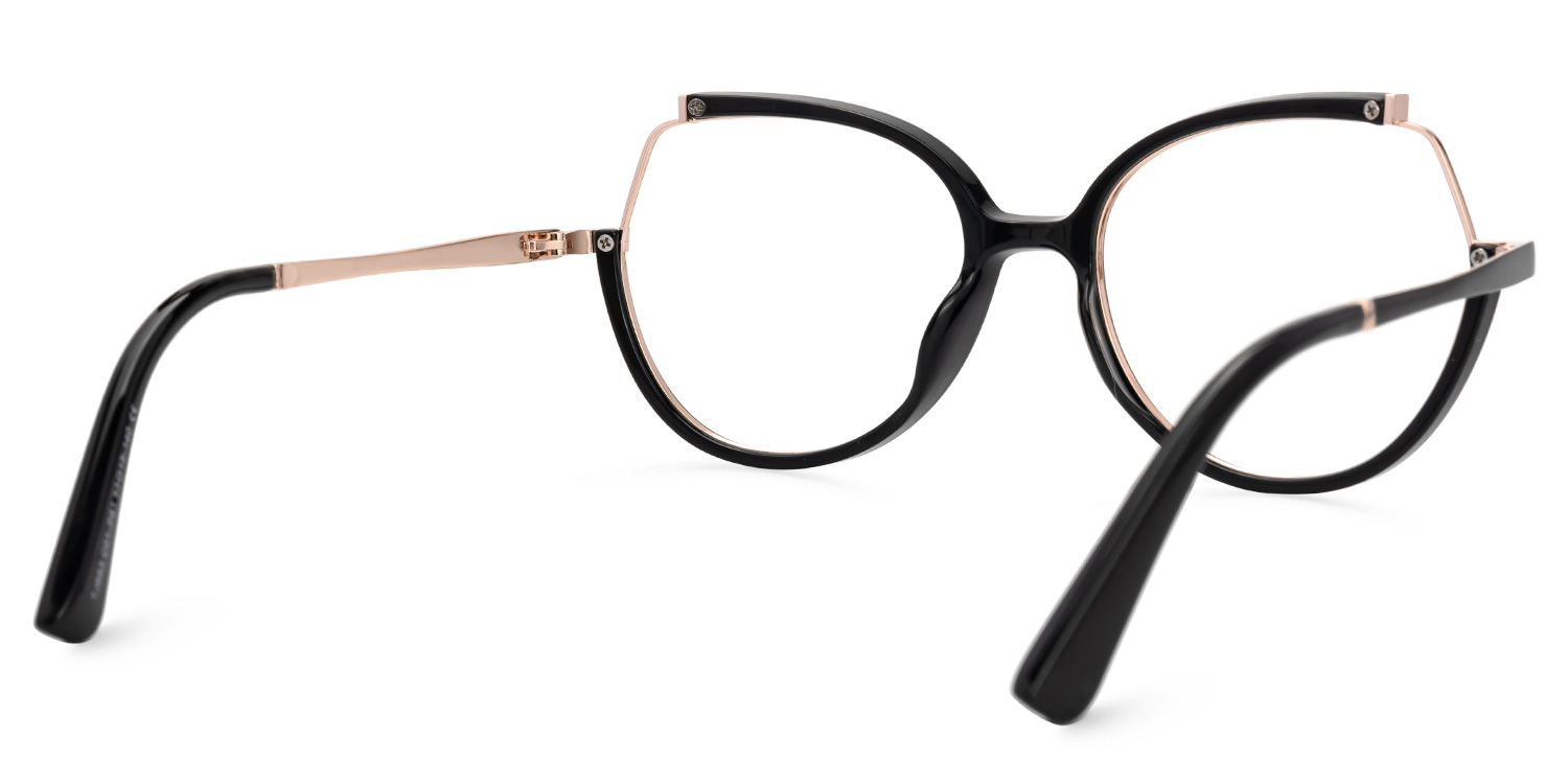 Zakaria Geometric Black Glasses3