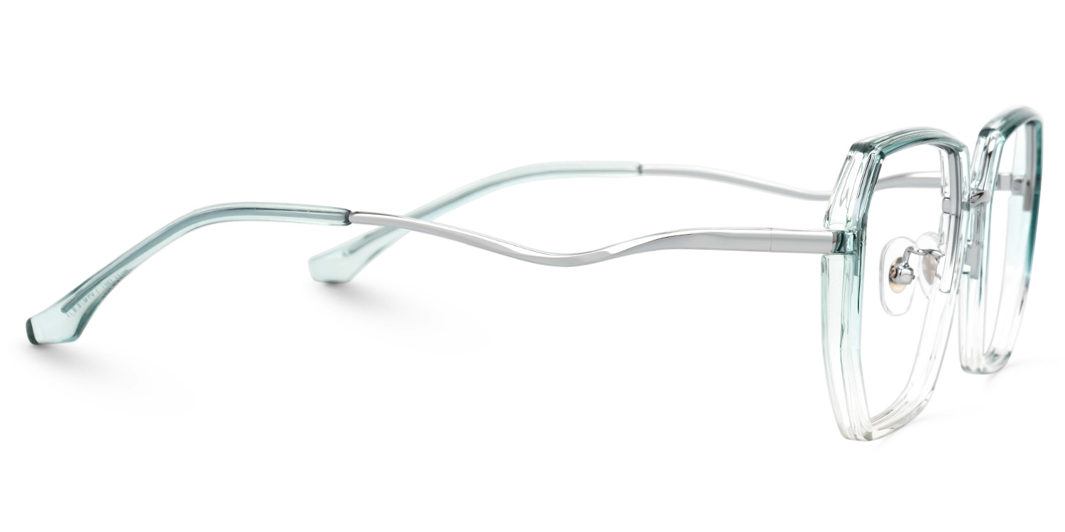 Javonia Geometric Blue Glasses2