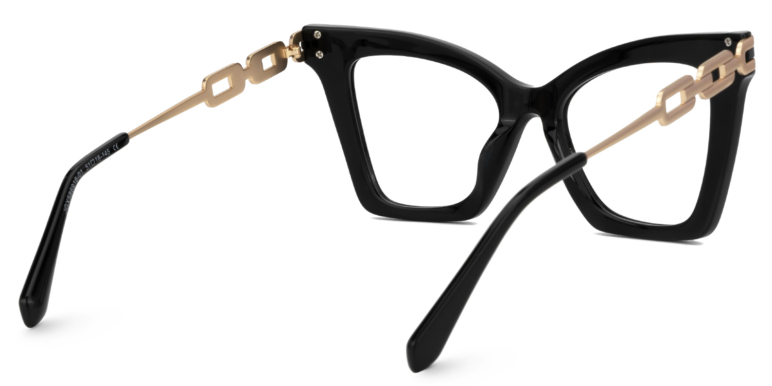 Missy Butterfly Black Glasses3