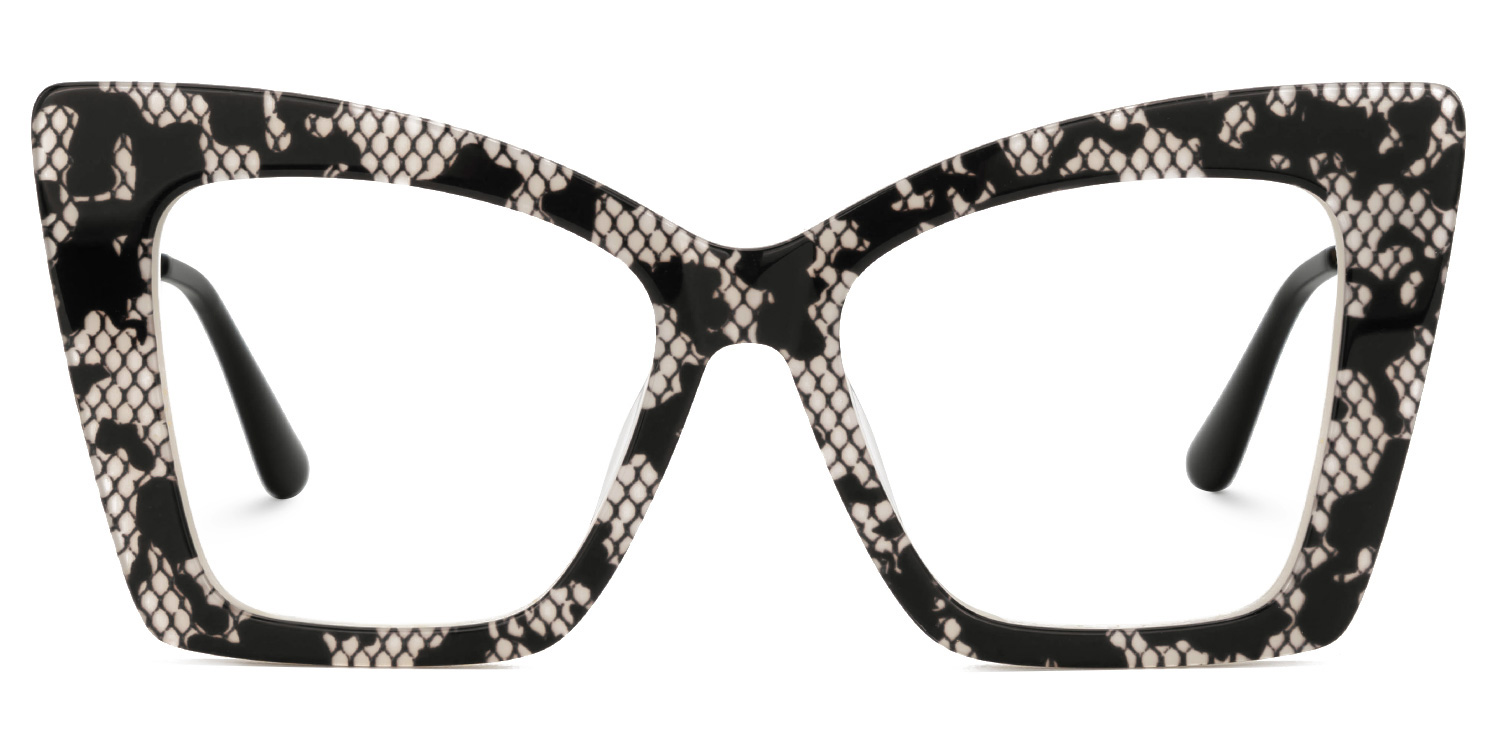 Kasim Butterfly Black Glasses