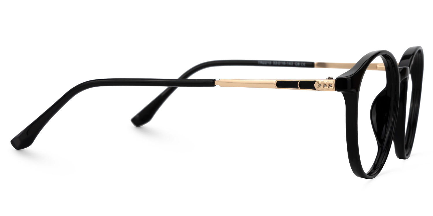 Hodges Round Black Glasses2