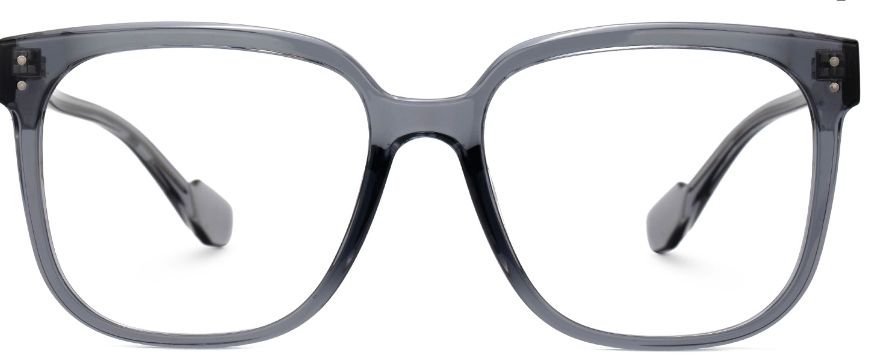 Mikel Square Gray Glasses