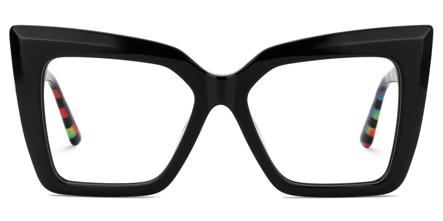 Thiline Square Black Glasses good-img