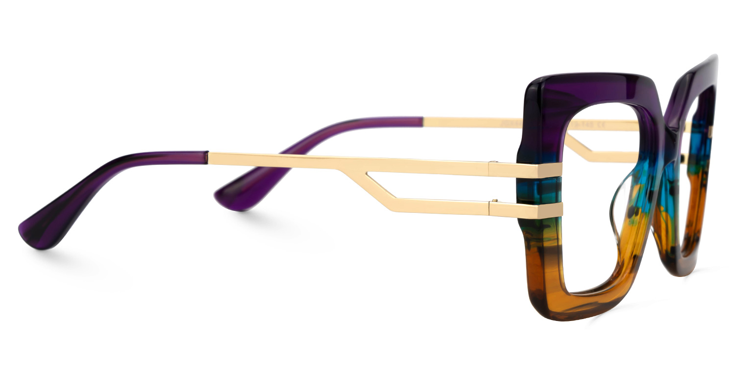 Poutine Square Multicolor Glasses3