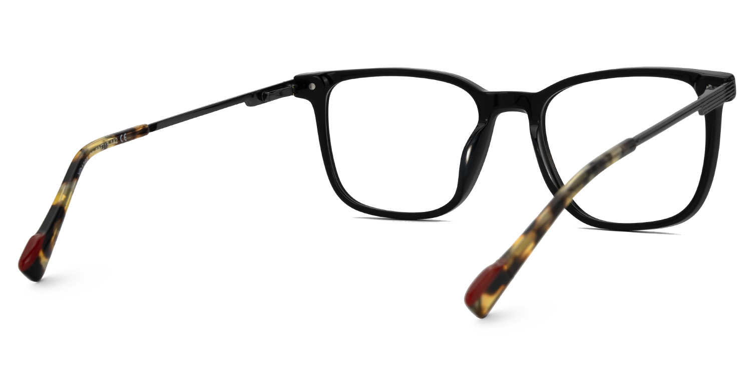 Dirrib Rectangle Black Glasses3