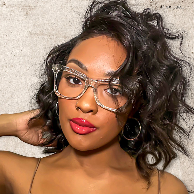 Yaritza Butterfly Crystal Glasses | Zeelool Glasses4