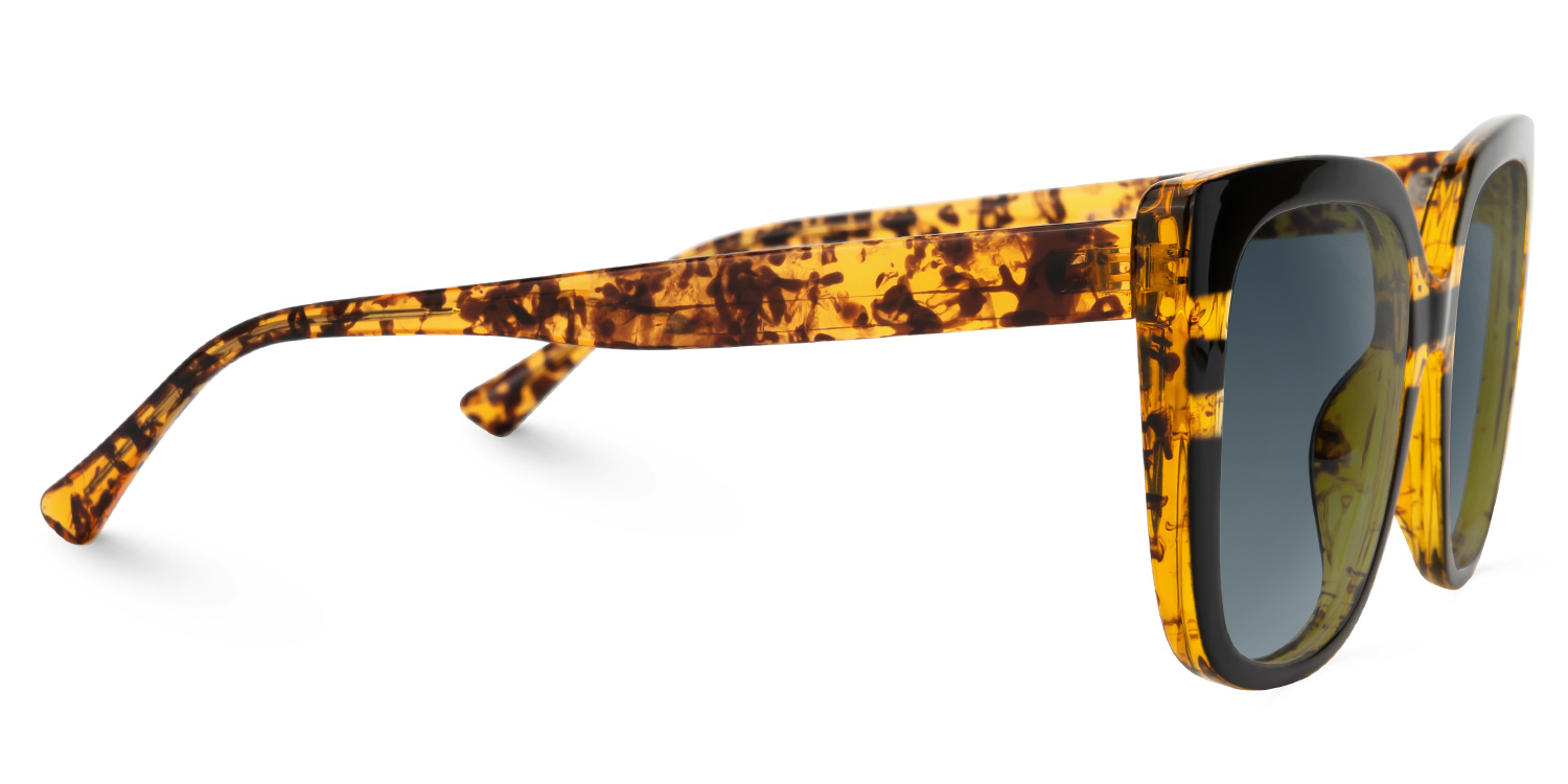 Brenda Square Tortoise Sunglasses | Zeelool Glasses2