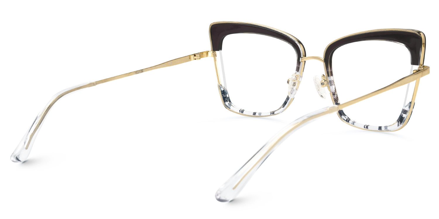 Jeanie Two-Tone Eyeglasses with Butterfly Design3