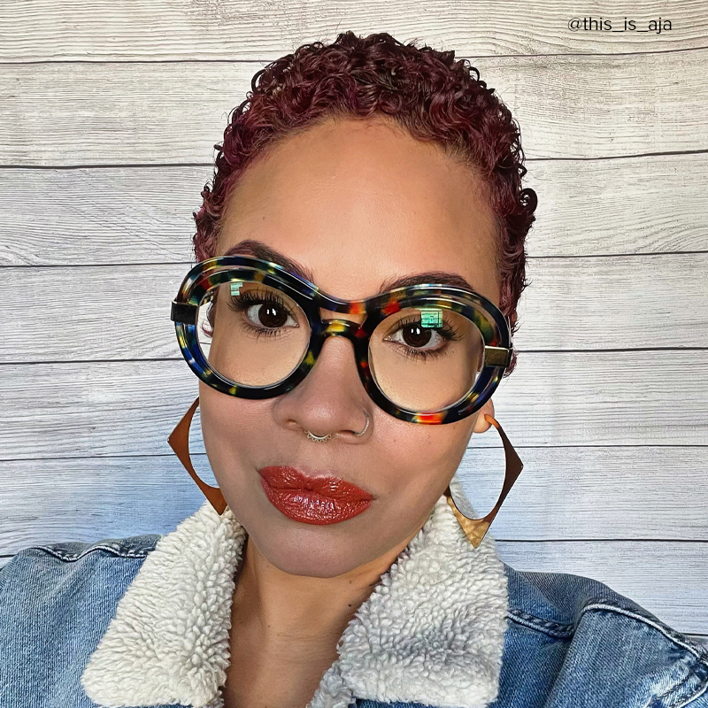 Texidor Round Blue-Tortoise Frame Glasses | Zeelool Optical5