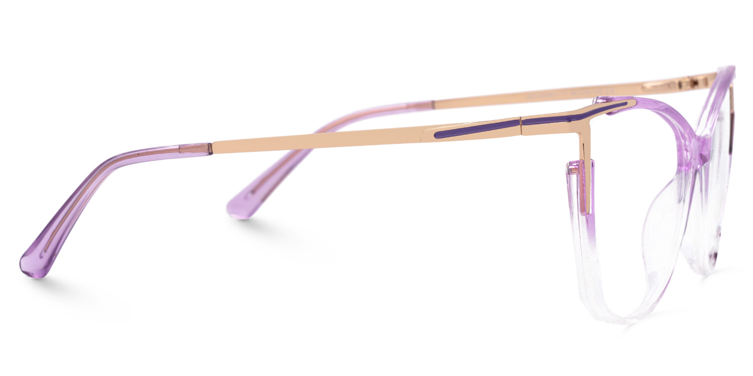 Yomary Purple Glasses with Cat-Eye Frames2