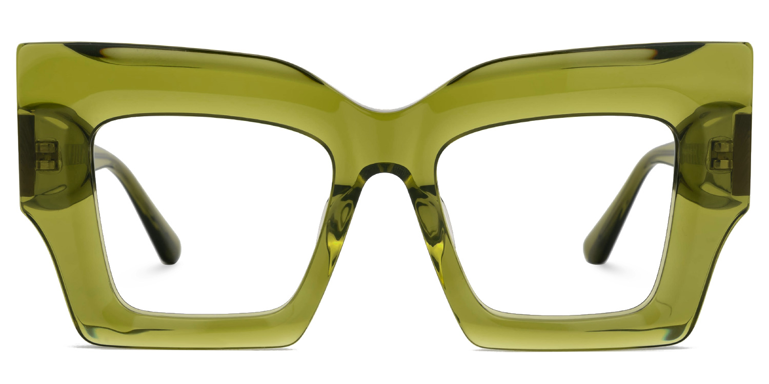 Milner Square Green Glasses