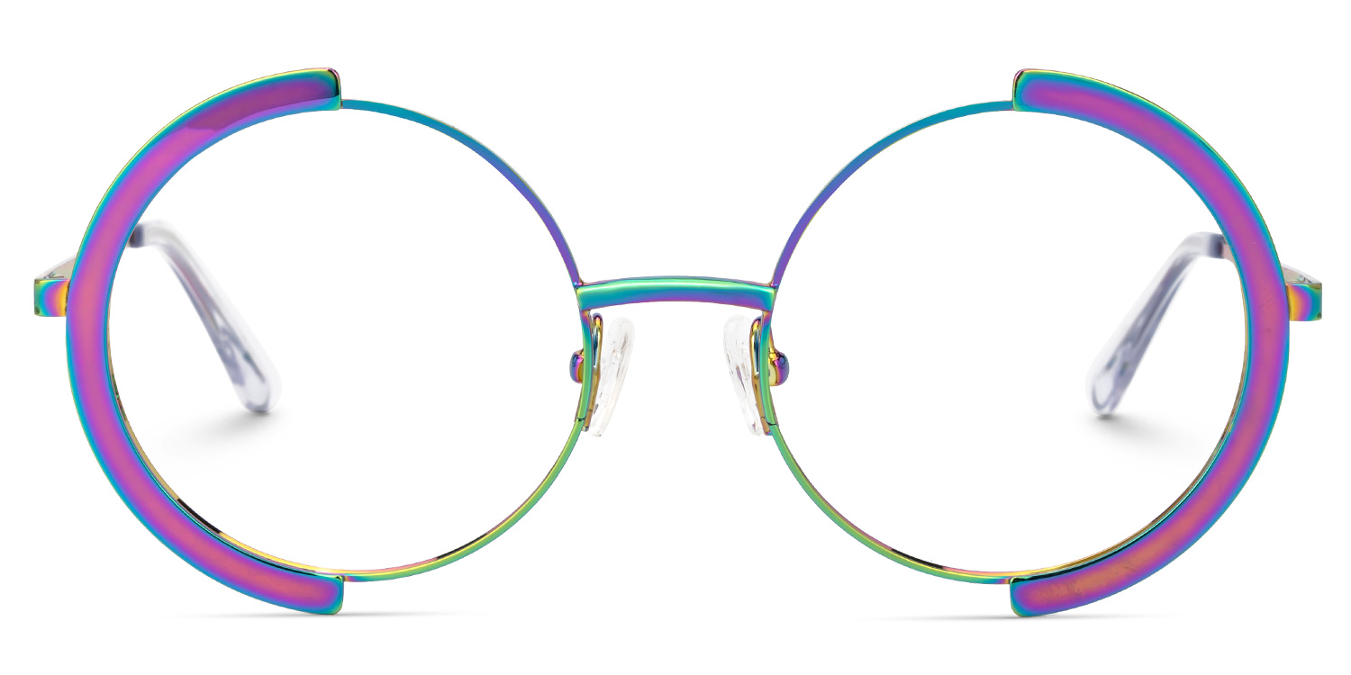 Crowe Round Iridescent Glasses