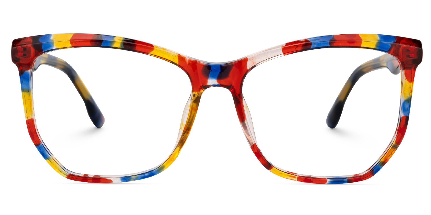Geometric Libby Multicolor Glasses deals -Zeelool Glasses0