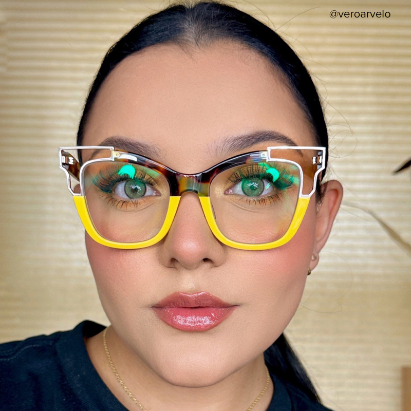 Rhoden Cateye Yellow Glasses6