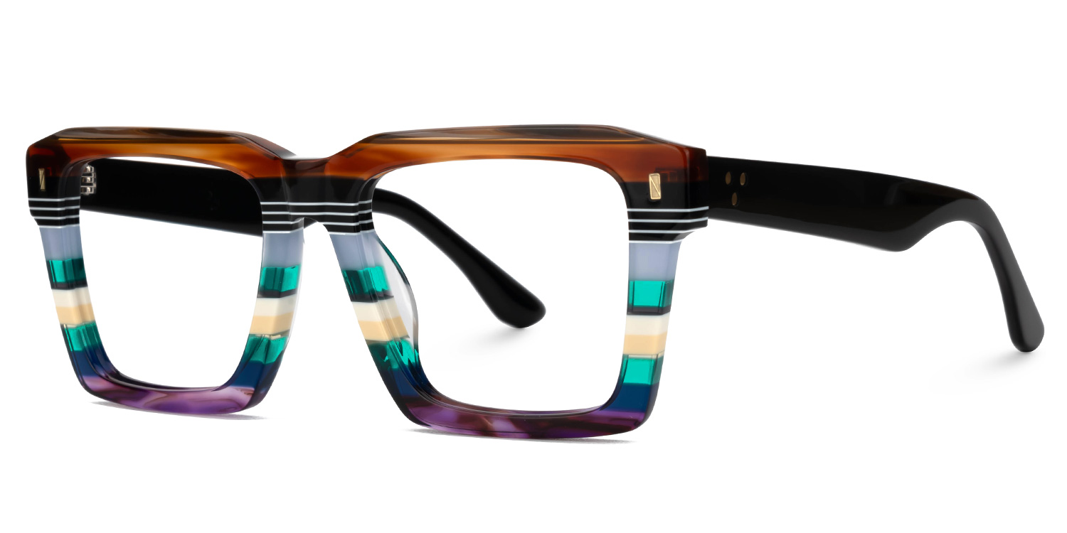 Kenish Square Multicolor Glasses1