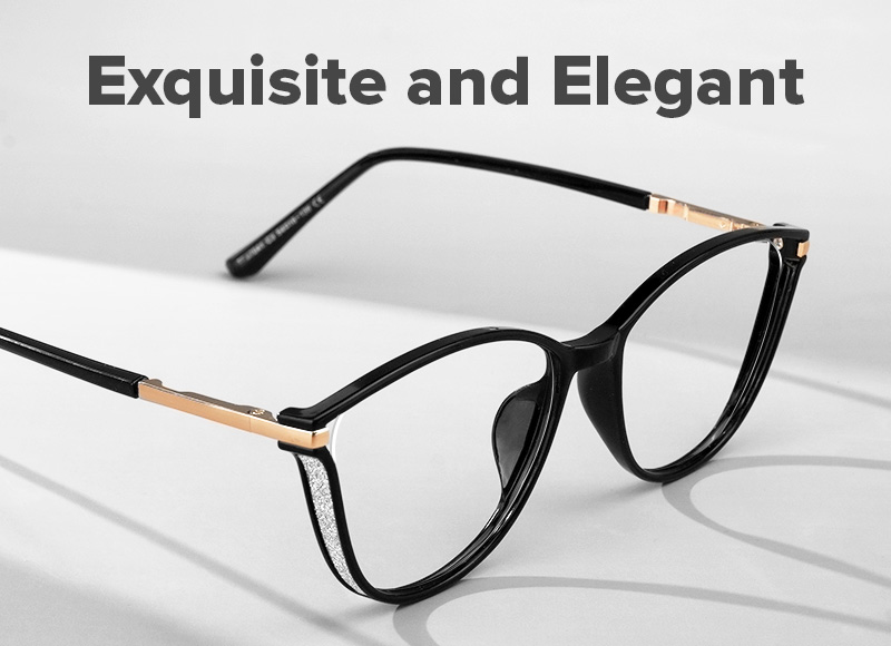 Keyshia Cateye Black Glasses4