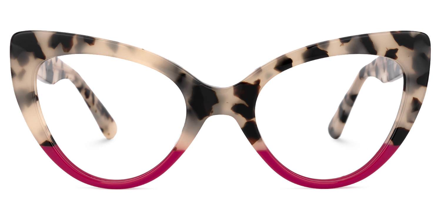 Claudette Cateye Red Glasses good-img
