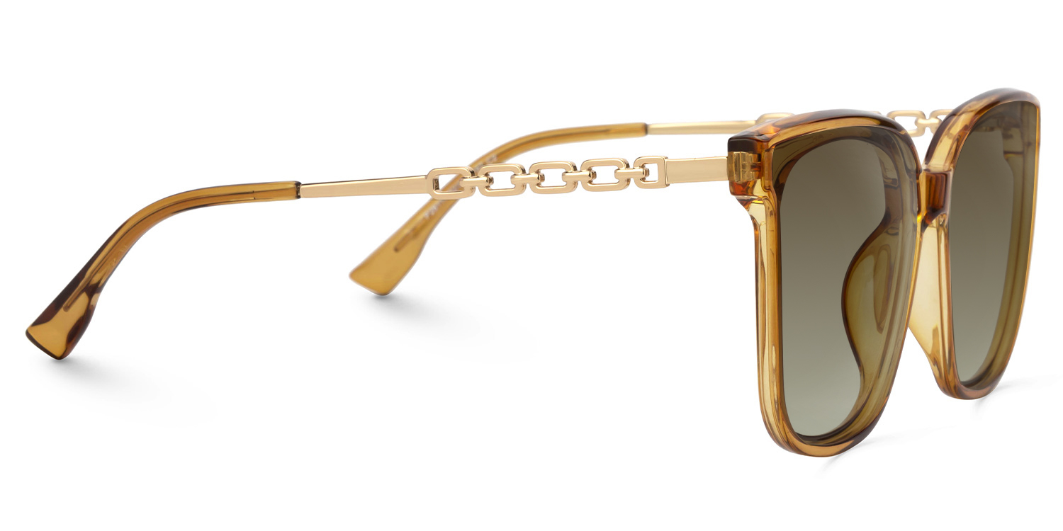 Tammie Square Brown Glasses2