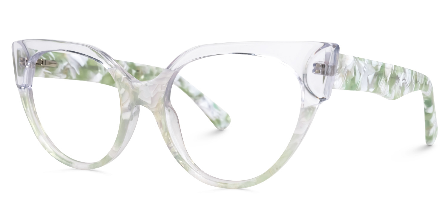 Cateye Ratliff Crystal Glasses deals -Zeelool Glasses1