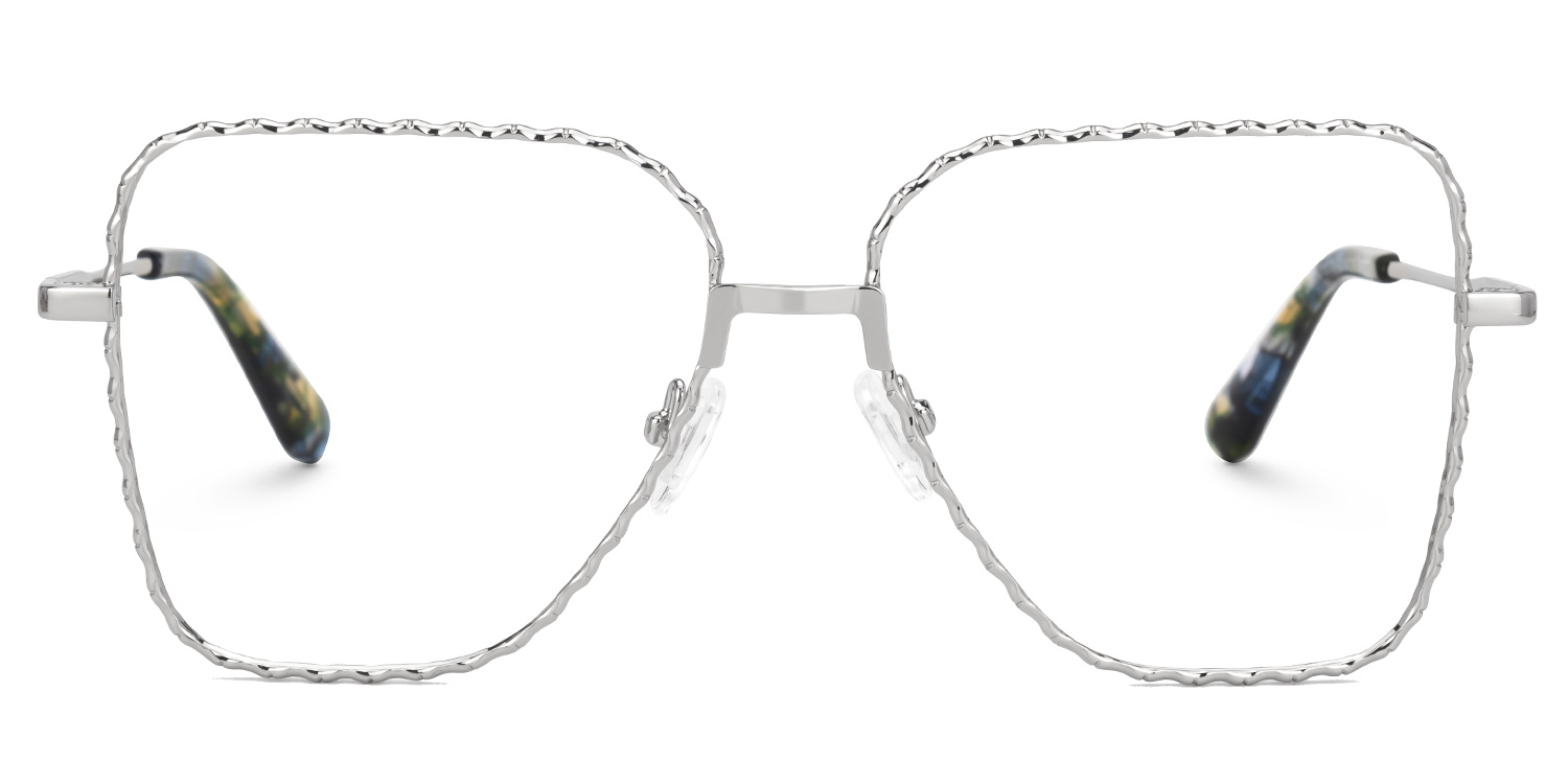 Alisandra Aviator Silver Glasses
