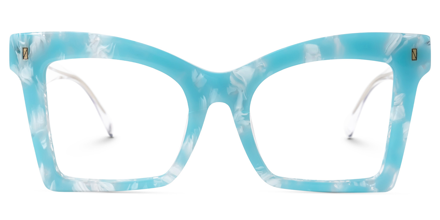 Corbin Square Blue Glasses0