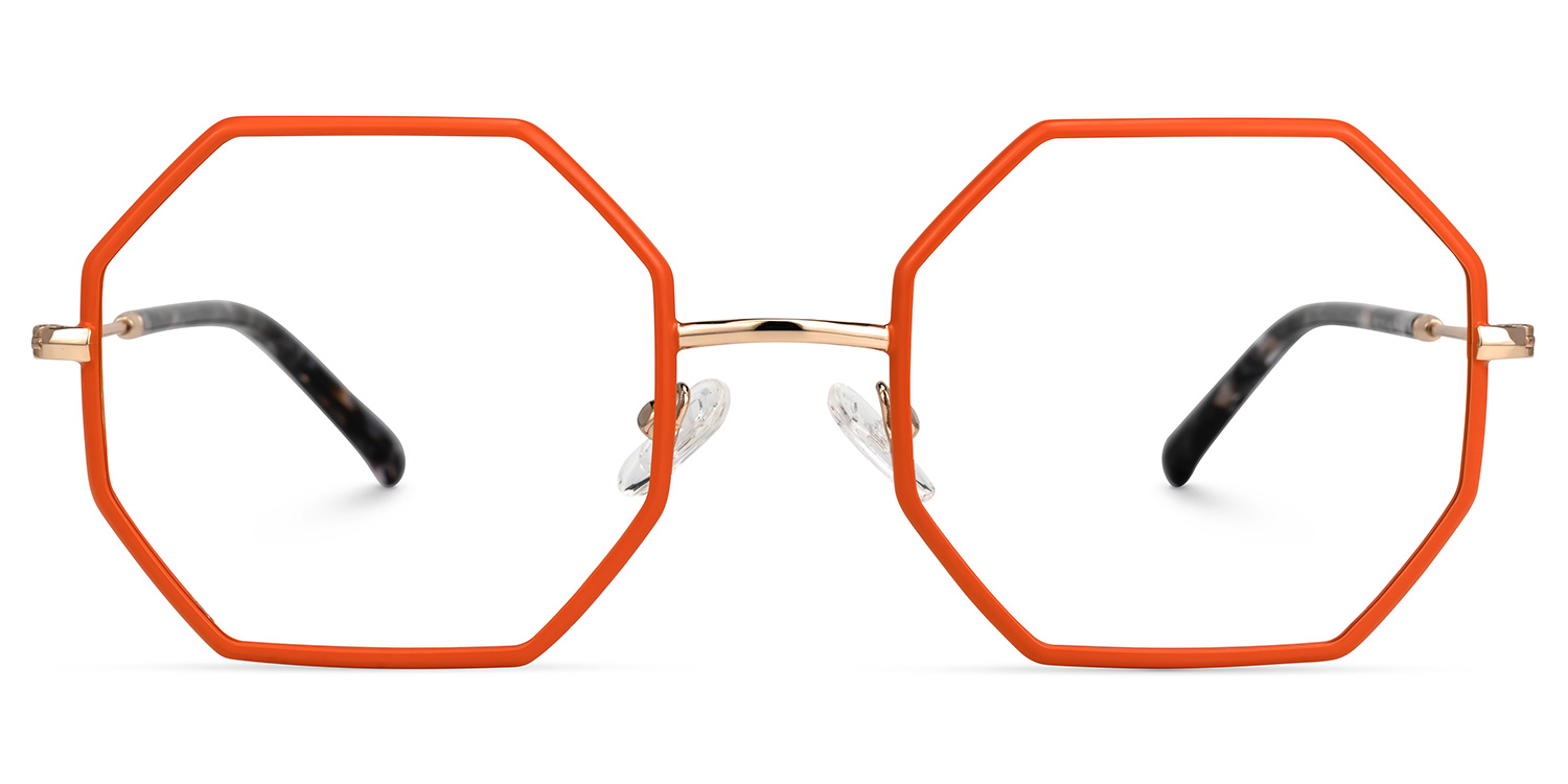 Griffith Geometric Orange Glasses